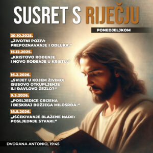 Susret s riječju - raspored susreta