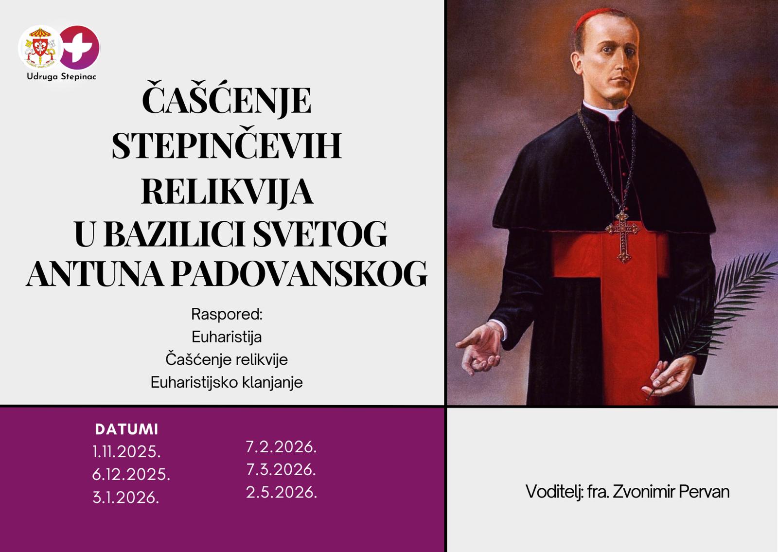 Čašćenje Stepinčevih relikvija