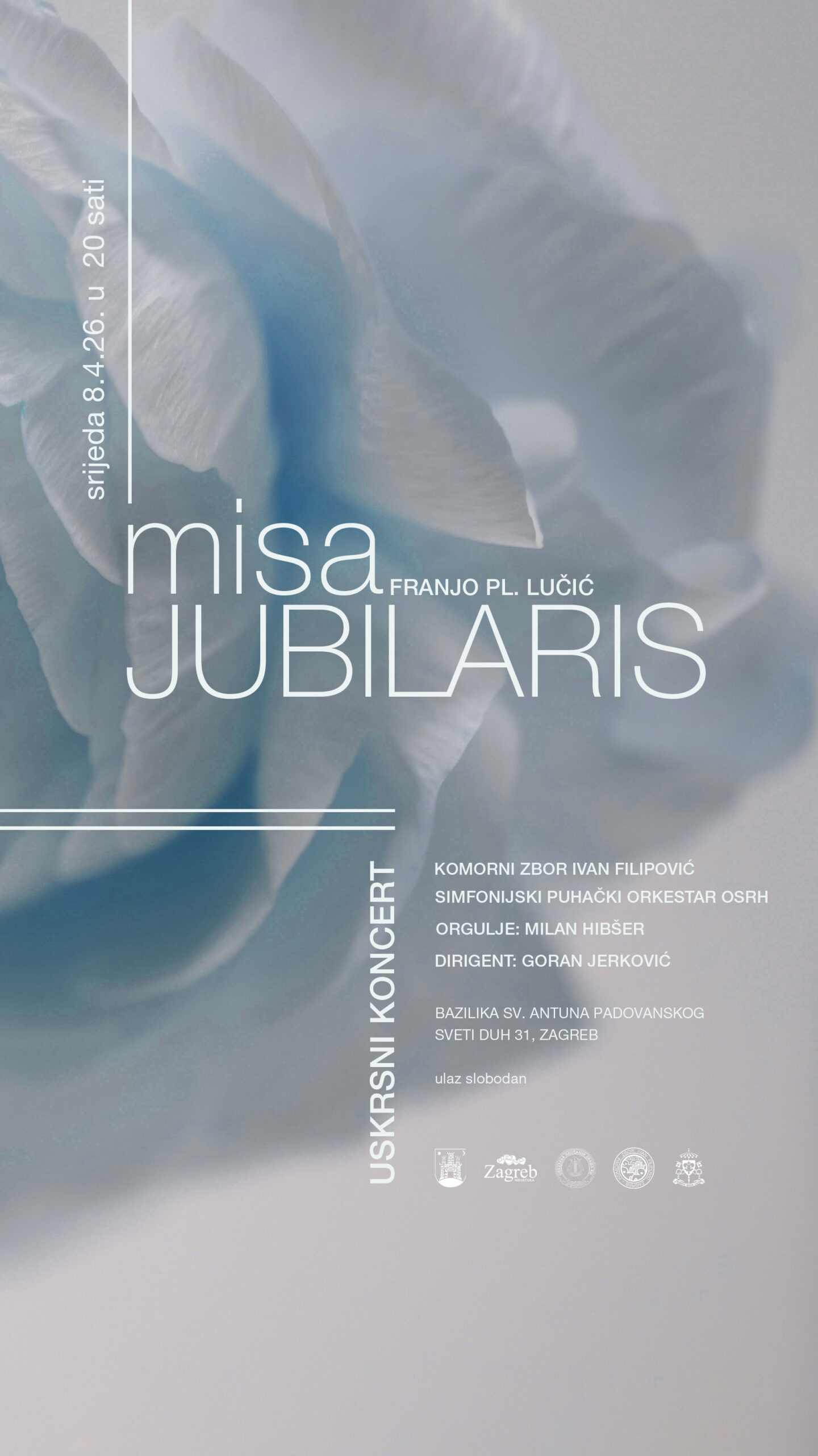 LUČIĆEVA MISSA EUHARISTICA JUBILARIS - koncert zbora "Ivan Filipović"