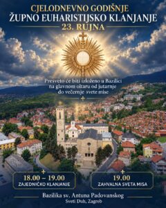 Cjelodnevno godišnje župno euharistijsko klanjanje